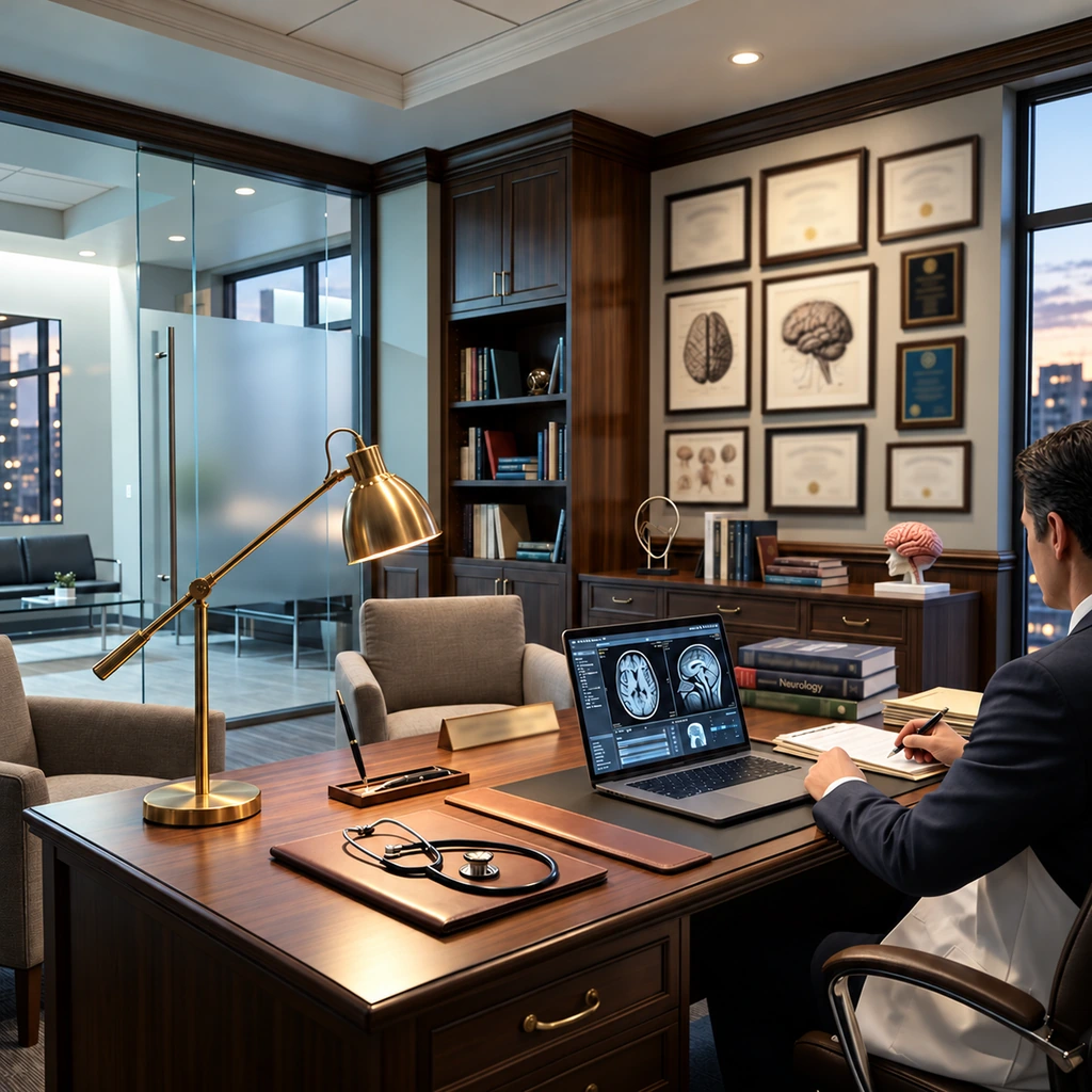 Premium neurology practice office